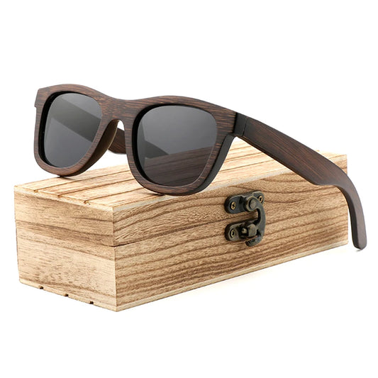 Handmade Natural  Bamboo Wooden Sunglass Fashion Polarized Sunglasses for Men Women's Shade Sun Glasses Wood Oculos De Sol