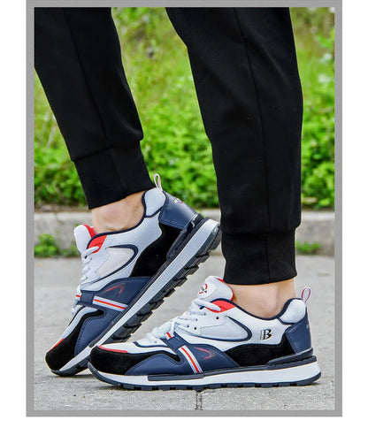 BONA New Designers Scarpe sportive in pelle action da uomo, sneakers da running, scarpe da tennis maschili, calzature da camminata trendy per il fitness