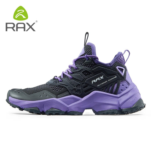 RAX chaussures de course hommes et femmes chaussures de Sport en plein Air respirant léger baskets Air Mesh supérieur anti-dérapant semelle extérieure en caoutchouc naturel
