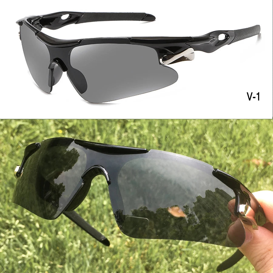 UV400 Outdoor Sport Cycling Sunglasses Windproof Mountain Bike Bicycle Glasses for Men And Women Hiking Running