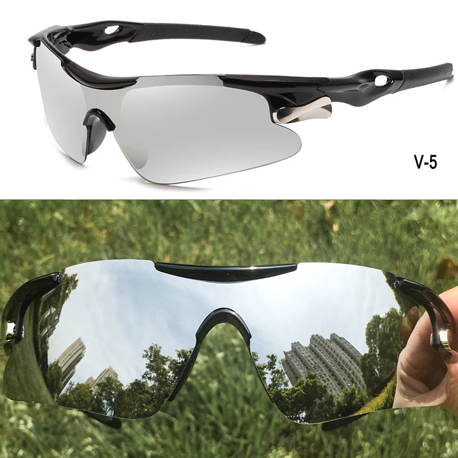 UV400 Outdoor Sport Cycling Sunglasses Windproof Mountain Bike Bicycle Glasses for Men And Women Hiking Running