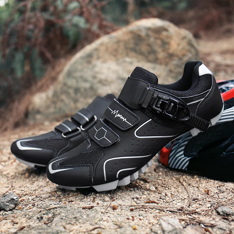 Professional Self-Locking Cycling Shoes Outdoor MTB Pedal Bicycle Shoes Non-Slip Sneakers Racing Road Speed Bike SPD Cleat Shoes