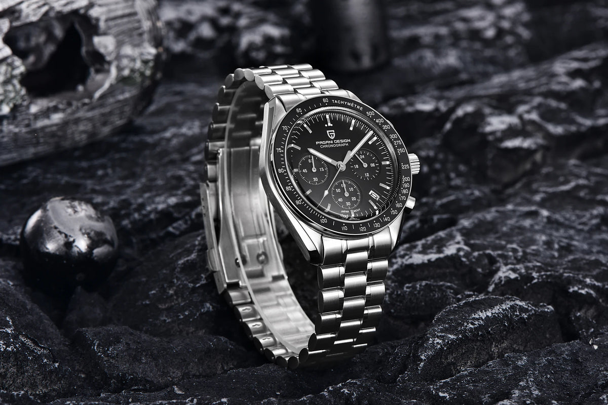 PAGANI DESIGN 2026 New Men's Watches Top Luxury Quartz Watch For Men Auto Date Speed Chronograph AR Sapphire Mirror Wrist watch