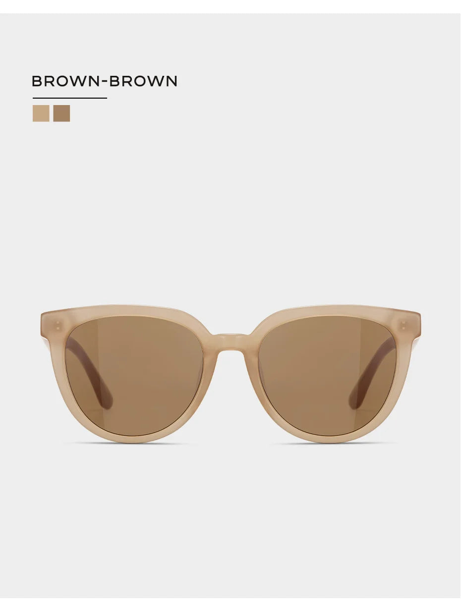 Óculos de sol de design da marca CAPONI para mulher, estilo retro, para raparigas, estilo coreano, polarizados, com proteção UV, modelo BH31031