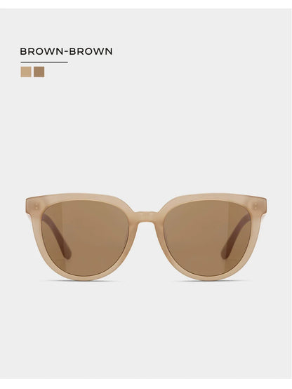 Óculos de sol de design da marca CAPONI para mulher, estilo retro, para raparigas, estilo coreano, polarizados, com proteção UV, modelo BH31031
