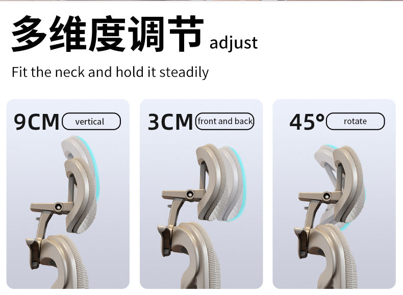 UVR Gaming Computer Chair Sedentary Comfort Breathable Mesh Staff Chair Ergonomic Design Armrests Backrest Stool Office Chair