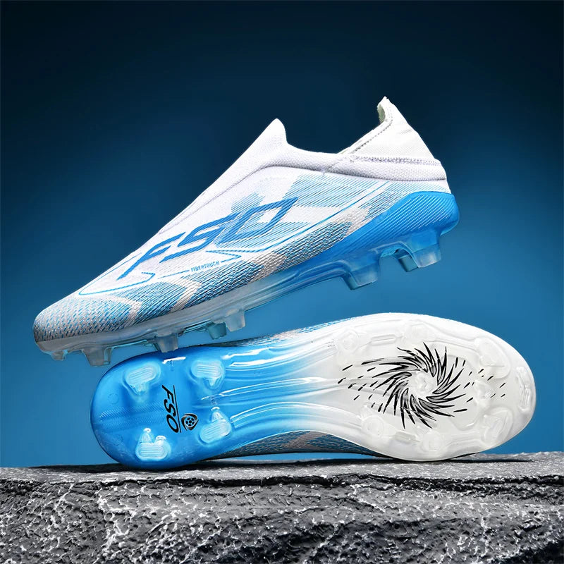 New Men's Football Boots Ultralight Sport Indoor Cleats Soccer Shoes Grass Adult Non-Slip Non Slip Fg Turf Futsal Comfortable