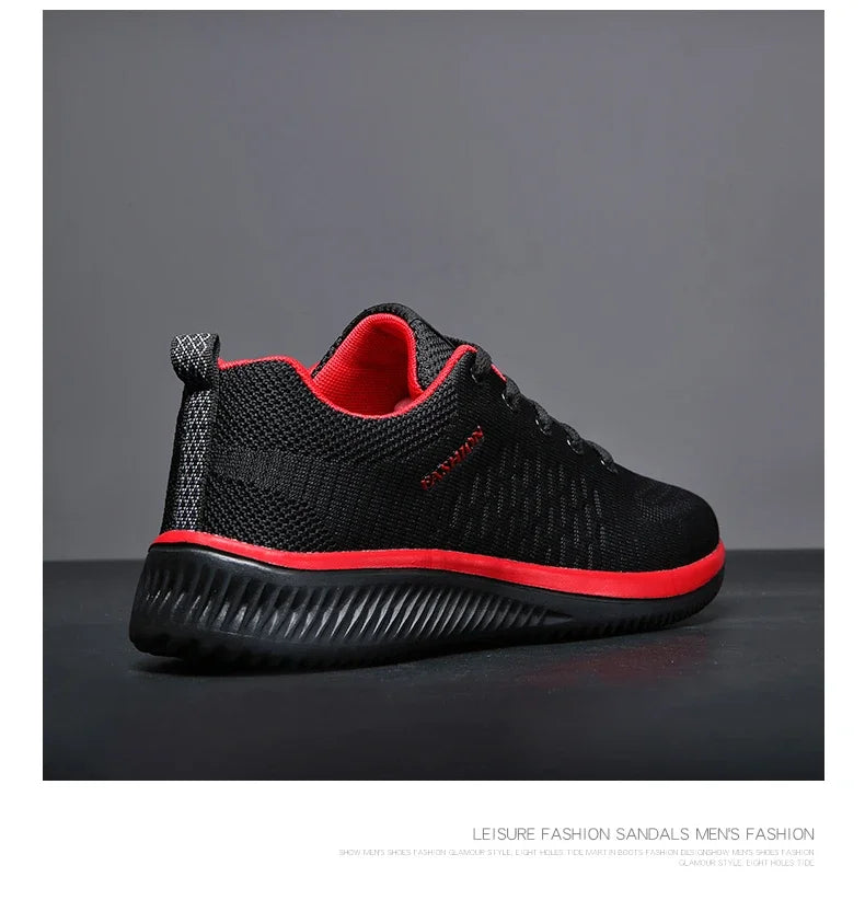 Męskie dzianinowe buty do biegania i chodzenia, casualowe sneakersy, oddychające sportowe buty do biegania, treningu i na siłownię, lekkie buty outdoorowe dla kobiet, rozmiary 38-47