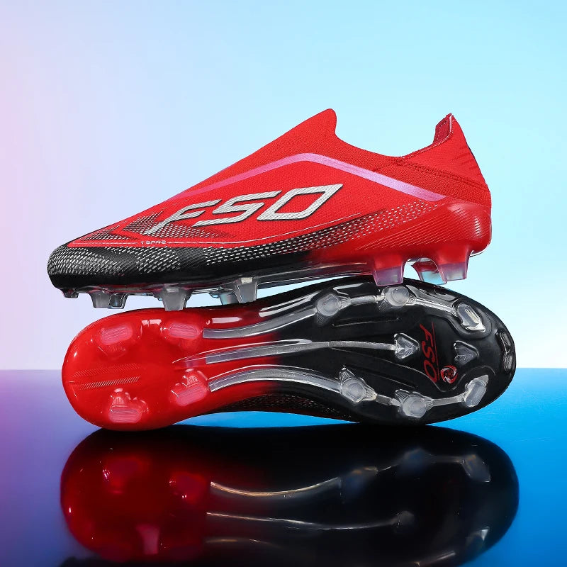 Nouvelles Chaussures de Football pour Hommes Antidérapantes, Crampons Garçons, Chaussures de Foot à Succès, Baskets de Match Extérieur sur Gazon, Haute Qualité, Montantes, Légères