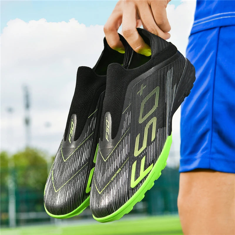 Nuevas botas de fútbol para hombre, tacos para césped, futsal, cómodas, ultraligeras, FG, antideslizantes, para interior y adultos