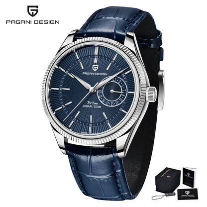 PAGANI DESIGN 2025 New Men Quartz Watch VH65 40mm Stainless Steel Sapphire Glass Luxury Business Waterproof 200m Reloj Hombre