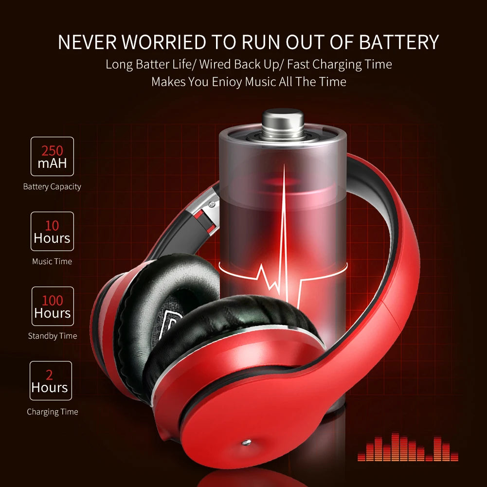 Wireless Bluetooth 5.0 Headphones Over Ear Headset Graffiti Design Foldable Headphone with Mic Hi-Fi Stereo For phone pc laptop