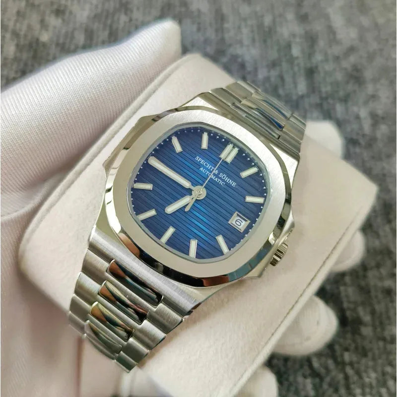 2026 New Specht & Söhne 40MM Rose Gold Men's Watch Japan Miyota 8215 Automatic Mechanical Steel Sapphire Crystal 50M Waterproof