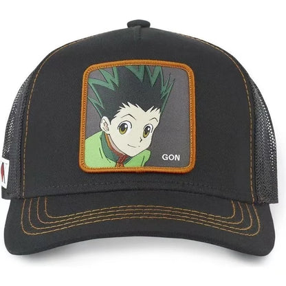 Hunter X Hunter – letní kšiltovka typu snapback pro muže s výšivkou, ve stylu hip-hopu, s nastavitelným kšiltem proti slunci, síťovaná kšiltovka typu „trucker“
