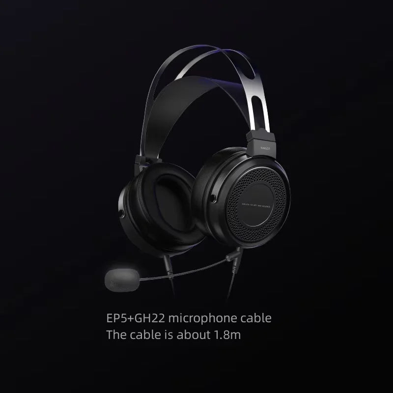 SIMGOT EP5 High-Performance 50mm Dynamic Driver Headphones with Low-Impedance, High-Sensitivity Design