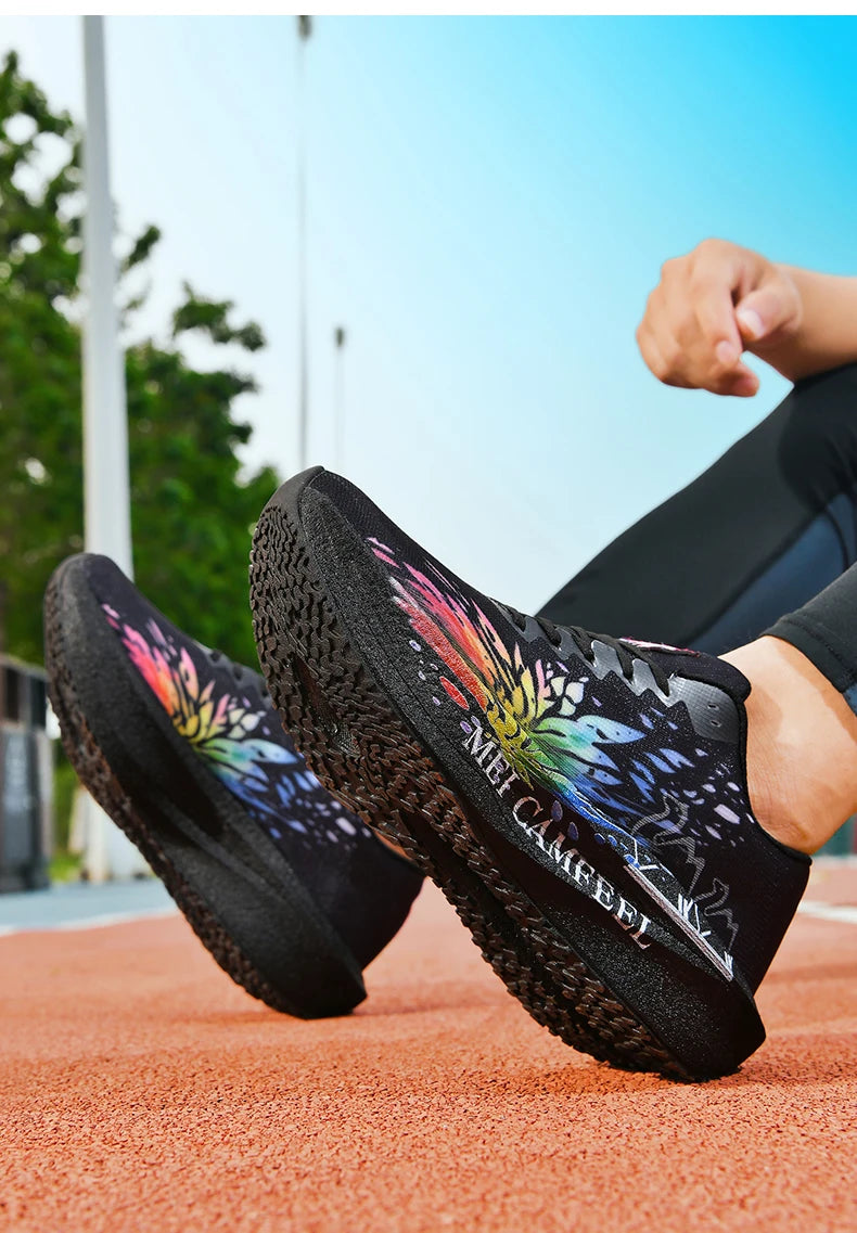 2026 New Eagle Pattern Running Shoes Carbon Plate Marathon Sports Shoes Ultra-Light Breathable Cushioning Training Running Shoes