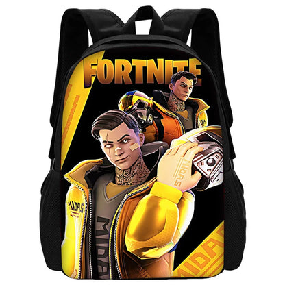 Нова хитова игра FortniteS – детски раници за момчета и момичета, ученически подарък за рожден ден, детски училищни чанти, унисекс къмпинг раница, издръжлива рюкзак раница