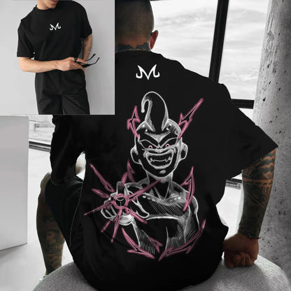T-shirt in cotone a maniche corte con stampa Dragon Ball Z Son Goku Vegeta, per uomo e donna, stile Harajuku Y2K vintage, streetwear estivo