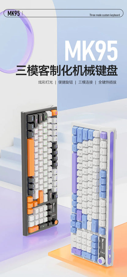 Spanish Mechanical Keyboard Spanish Russian Arabic Korean Thai Gaming Keyboard 95 Key Layout Backlight Type C With Numpad SK15