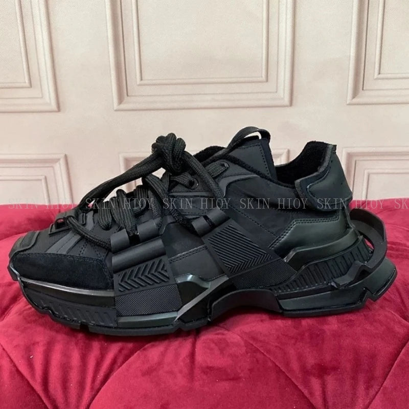 2026 Fashion Women Sneakers Size 35-46 High Quality  Platform Sneaker Men Casual Shoes Sports Running Shoes Lace Up Patchwork