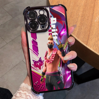 Cartoon Games F-Fortnite-belagt telefoncover til Xiaomi 15T 15 14 13 Poco M7 F7 F4 F5 X7 X6 X5 Pro Ultra 4G 5G med anti-fald-airbag