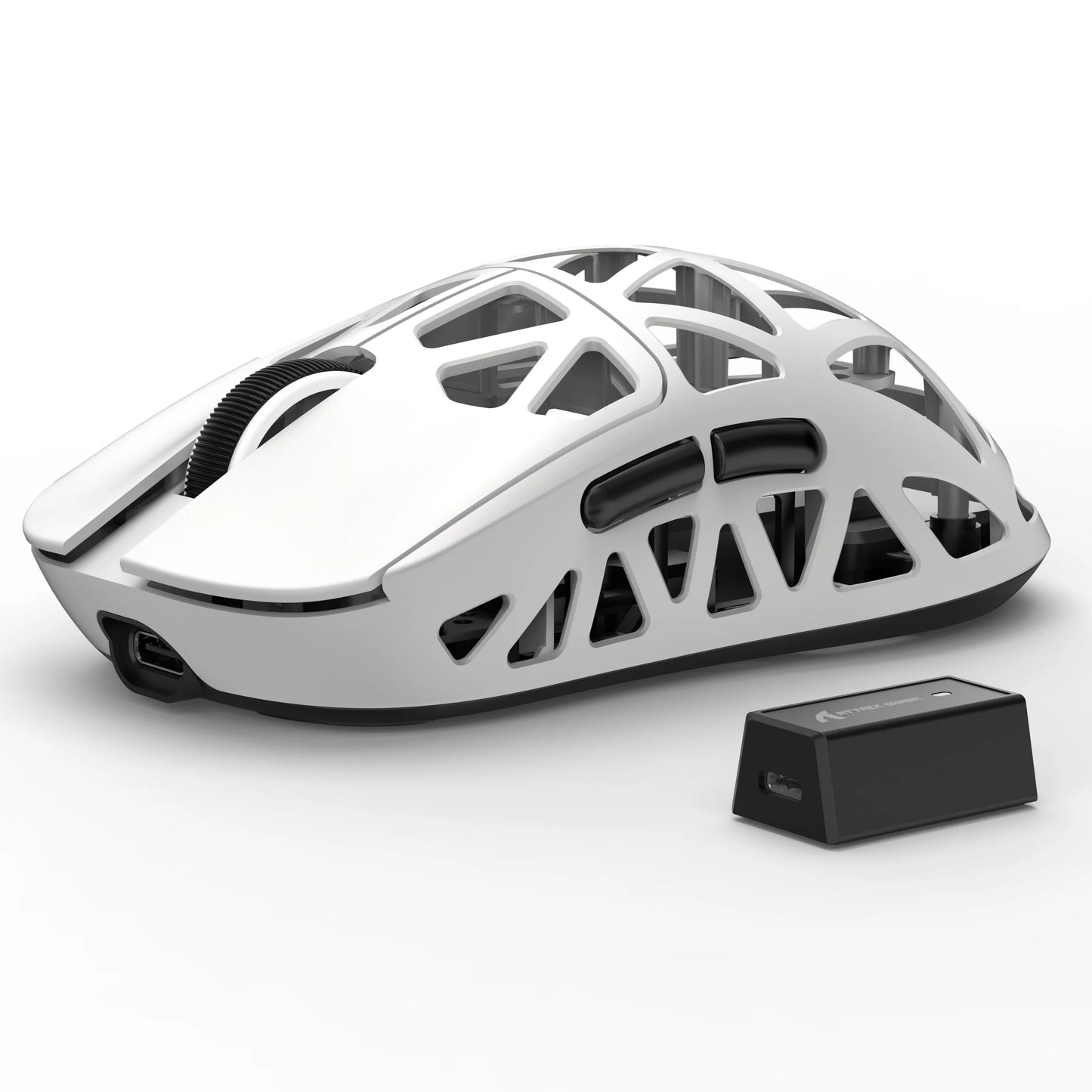 ATTACK SHARK R2 Magnesium Alloy PAW3950 Gaming Mouse, Tri-mode, 8000hz, 42000 DPI, 45g Ultralight, 100M Clicks Microswitches