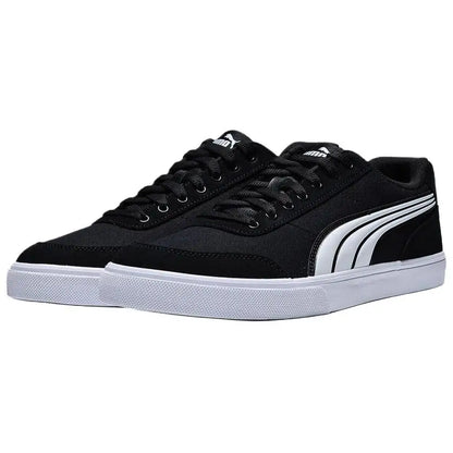 Baskets basses Puma Court Ever Cv, confortables et souples, noires, 40729103