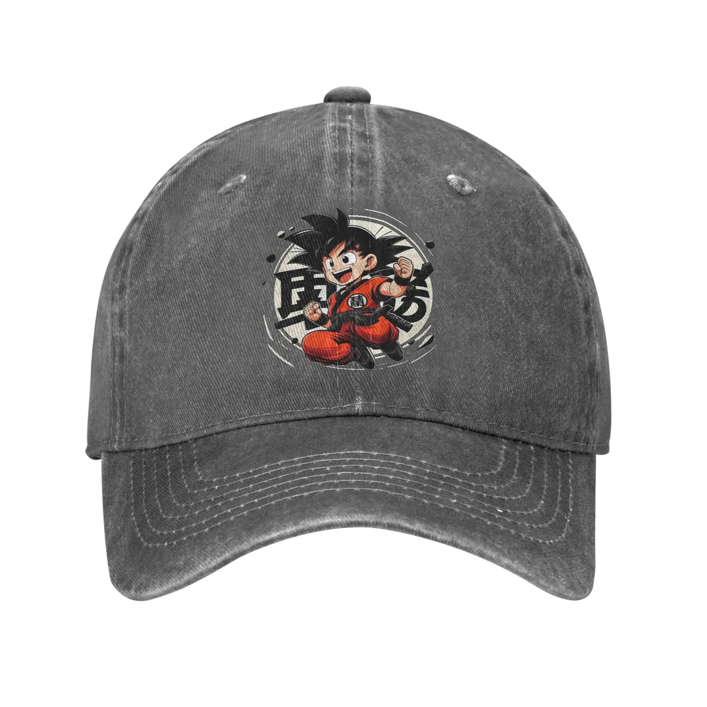 Goku Anime Dragon Ball Men Women Baseball Caps Distressed Denim Hats Cap Vintage Outdoor Running Adjustable Fit Headwear