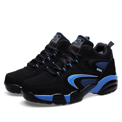 Trendige Colour-Block-Sneaker für Herren in Übergröße, bequeme, rutschfeste, geschnürte und robuste Freizeitschuhe für Outdoor-Aktivitäten von Herren