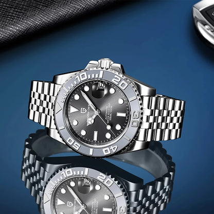PAGANI DESIGN V2 Japan Mov't 40MM Luxury Men Mechanical Watch Sapphire Glass Ceramic Bezel Automatic Diving Watches for Men