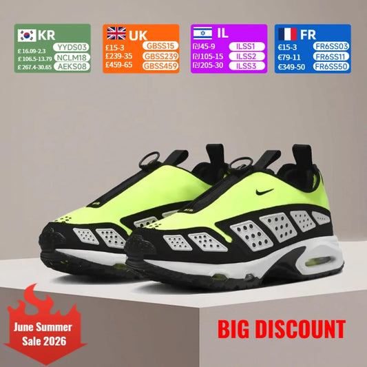 Nike Air Max SNDR Women's Fashionable and Versatile Running Shoes: Slip-Resistant, Durable, Cushioned and Comfortable FZ2068-700