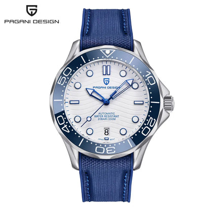 PAGANI DESIGN 2026 New V2 Waves 200M Taucheruhr für Herren, modische Luxus-Automatikuhr mit AR-Saphirglas, Herren-Armbanduhr