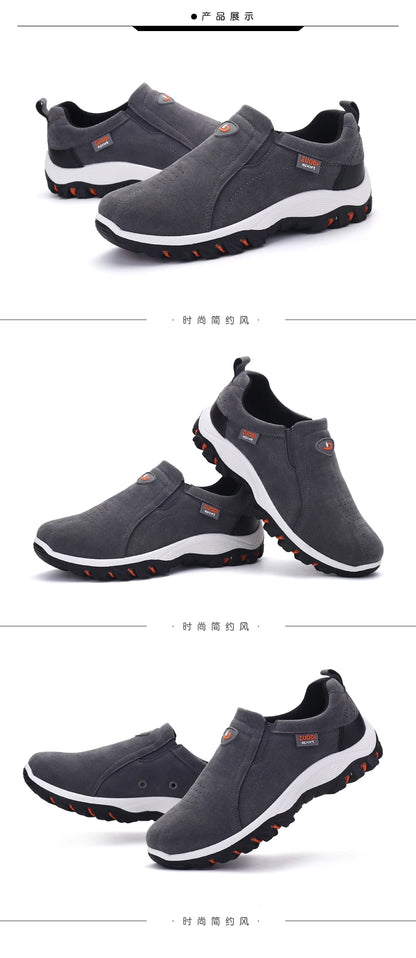 Men's Fashionable Casual Sports Shoes, Outdoor Walking and Hiking Shoes, Loafers, Comfortable Shoes, Lightweight, Plus Size38-50