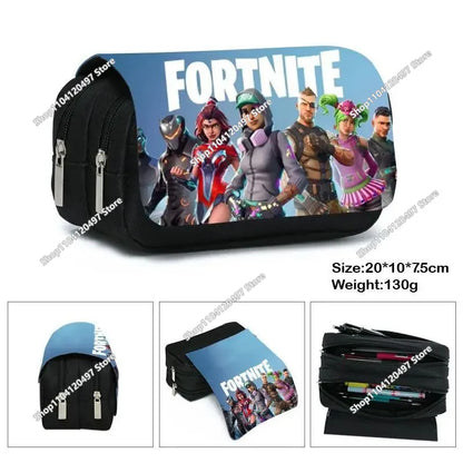 Victory Royale ученически несесер за момчета и момичета, Fortnite, голям капацитет, Peely, Llama Hero, детска кутия за химикалки, чанти за деца и тийнейджъри
