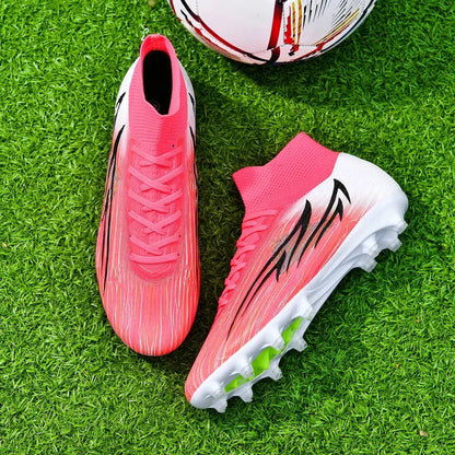 Nouvelles chaussures de football pour hommes, chaussures de football professionnelles ultralégères, chaussures d'entraînement sur gazon, baskets de match, sport de plein air, antidérapantes, unisexes