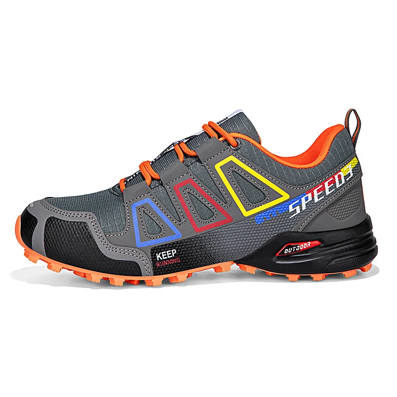 Zapatillas de ciclismo para hombre, calzado outdoor de montaña y cross-country, antideslizante y resistente al desgaste, para entrenamiento de ciclismo y senderismo