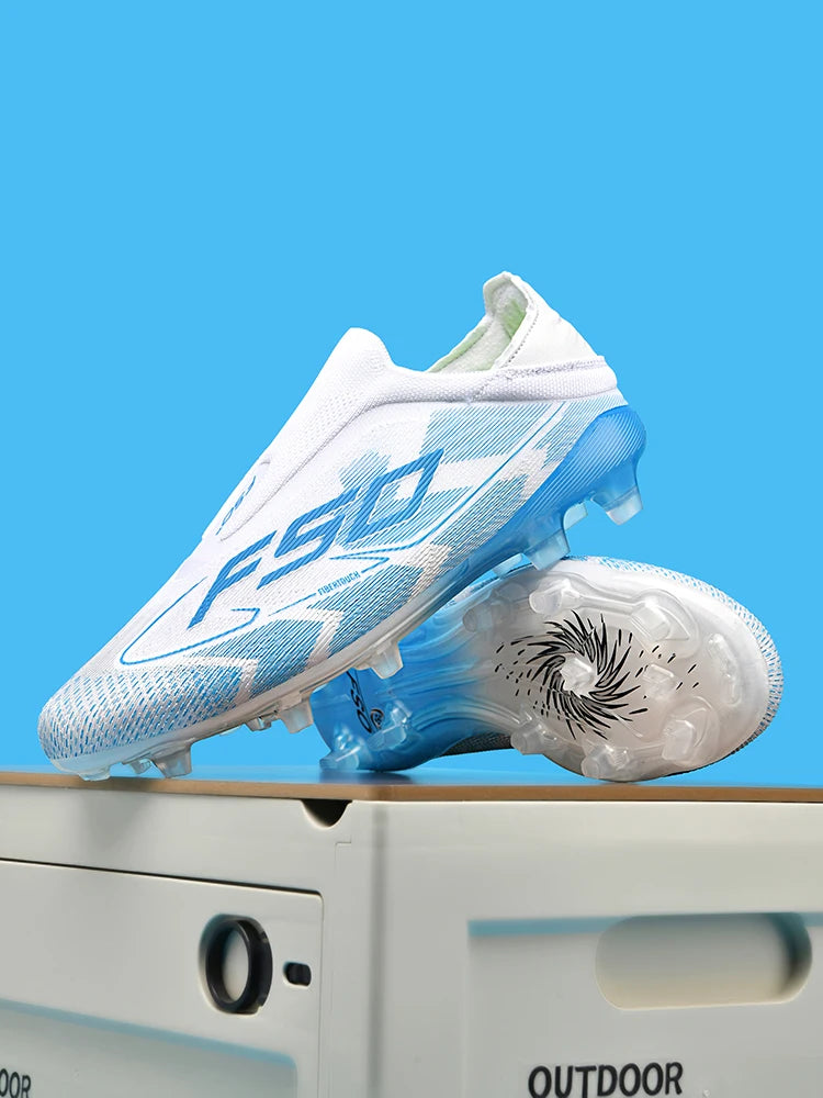 Botas de fútbol para hombre New Society para césped, tenis deportivos para adulto, transpirables y ultraligeras, zapatillas de fútbol para exteriores