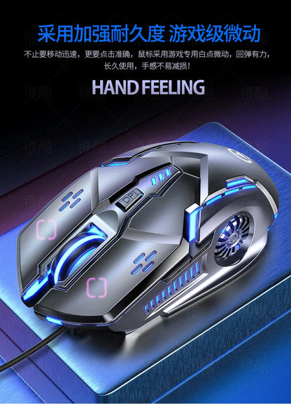 Laser Mouse for PC Gamer Gaming Mouse Ergonomic Mice with LED Backlit USB Mice for Computer Gamer Girl Mouse for Laptop