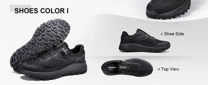 Baasploa Men Hiking Shoes Outdoor Climbing Mesh Breathable Travel Walking Shoes Male Non-Slip Wear Resistant Comfortable Sneaker