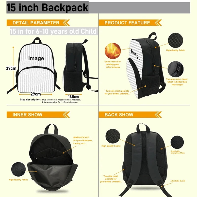 Popular Game FortniteS Kids Backpacks Boys Girls Student Birthday Gift Child School Bags Large Capacity Camping Durable Rucksack