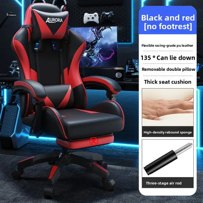 Modren Gaming Chair with Lumbar Support HighBack Swivel Office Chair Reclining Computer Seat for Long Sitting Home Gaming Throne
