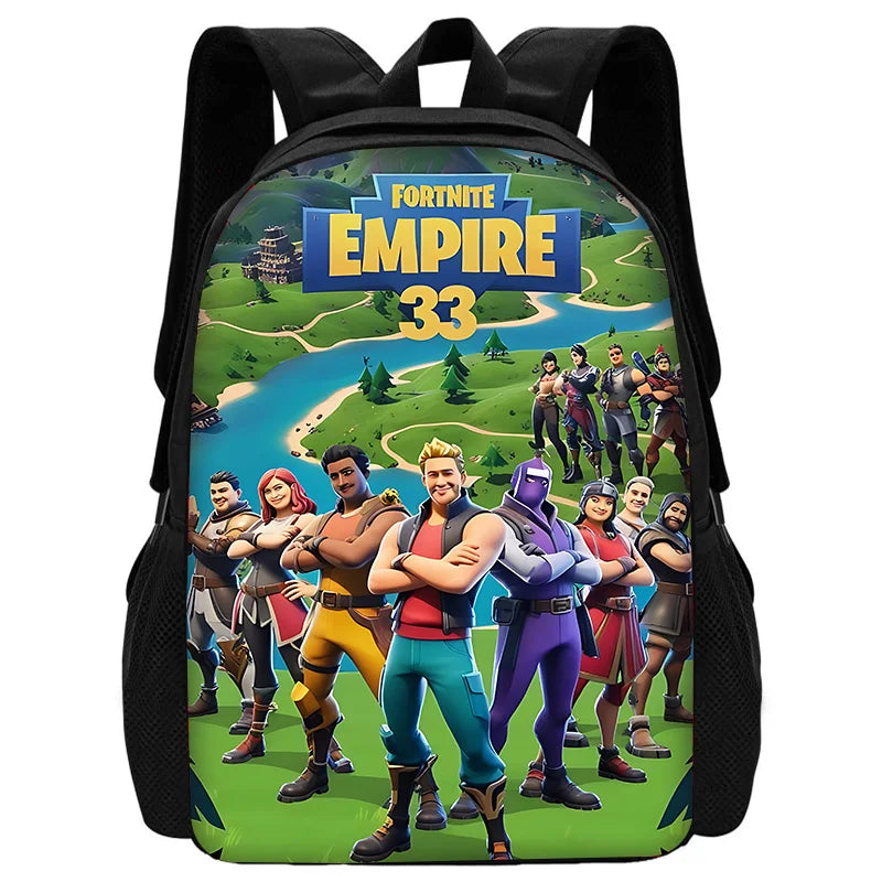 Нова хитова игра FortniteS – детски раници за момчета и момичета, ученически подарък за рожден ден, детски училищни чанти, унисекс къмпинг раница, издръжлива рюкзак раница