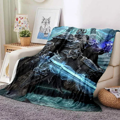 WOW, World of Warcraft Demon Hunter, Lich King igraće 3D mekane deke, prekrivač za piknik, krevete, sofu, dom, spavaću sobu, dječje poklone