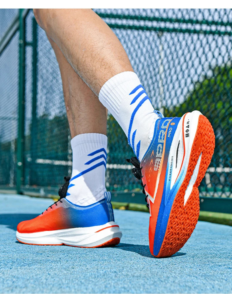 Casual Running Shoes Men Marathon Sports Carbon Board Breathable Lightweight Women's Comfortable Athletic Nonskid Sneakers 2026