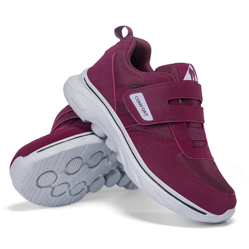 Chaussures de marche unisexes confortables, légères, respirantes, antidérapantes, à bout large, baskets décontractées, chaussures de marche toutes saisons