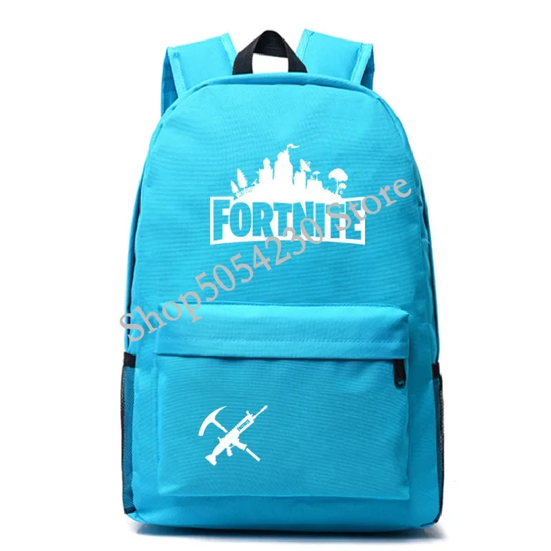 Fortnite Children's Backpack Large Capacity Bolsa Escolar High Quality Waterproof Men Women Victory Game Stationary Kid Rucksack