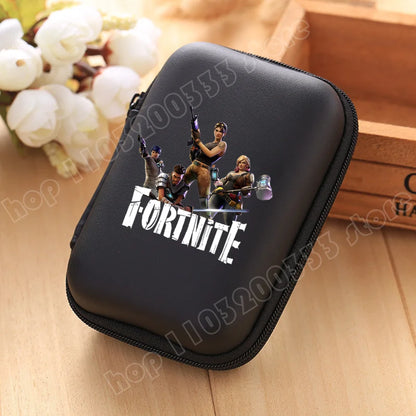 New Fortnite Storage Bag Multi-Function Data Cable Charger Organizer Travel Earphone Protective Pouch Children's Birthday Gift