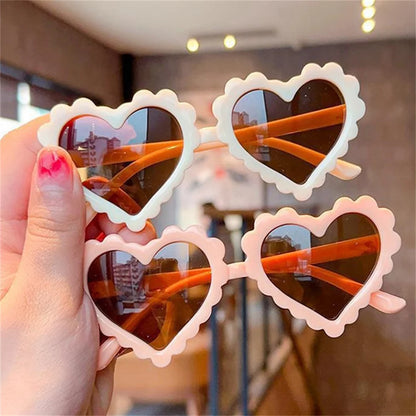 1Pc Cartoon Heart Sunglasses Children Baby Sunglasses Boys Girls UV400 Sun Glasses Shades Kids Gifts Fashion Party Eyeglasses