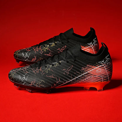 New Men's Football Boots Sneakers FG Soccer Shoes Training Wholesale Top Quality Cleats Non-Slip Drop Shipping Unisex Adult