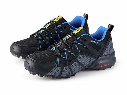 Men's Hiking Shoes All-terrain Outdoor Sports Shoes Breathable Mesh Non-slip Wear-resistant Hiking Shoes Outdoor Cycling Shoes